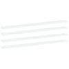 vidaXL Bookshelf Boards 4 pcs White 100x10x1.5 cm Engineered Wood
