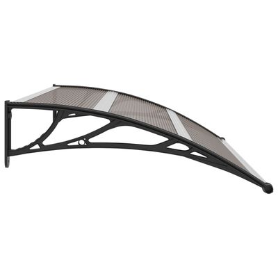vidaXL Door Canopy Black 150x100 cm PC