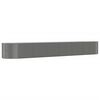 vidaXL Garden Raised Bed | Grey | Powder-coated steel | Large | Durable