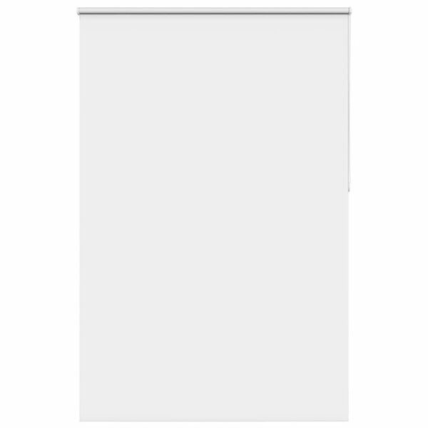 vidaXL Roller Blind Blackout White 155x230 cm Fabric Width 151.6 cm Polyester