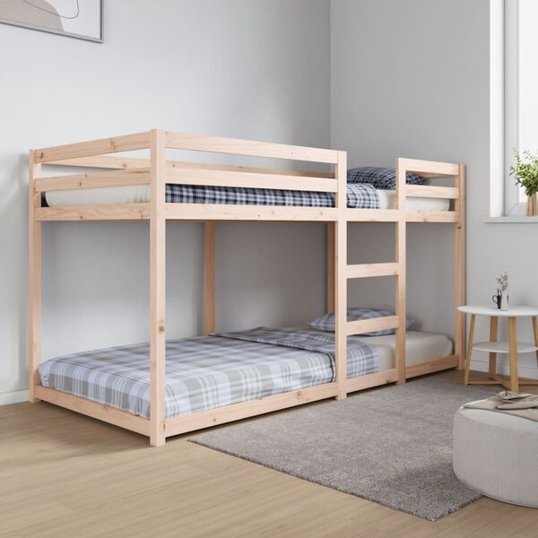 vidaXL Bunk Bed without Mattress 90x200 cm Solid Wood Pine