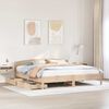 vidaXL Bed Frame without Mattress 200x200 cm Solid Wood Pine