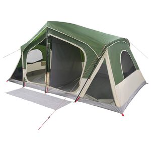 vidaXL Cabin Tent Green 480 x 273 x 205 cm Polyester and Steel