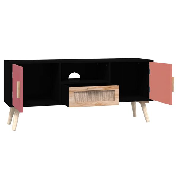 vidaXL TV Cabinet with Doors 105x30x45 cm Engineered Wood