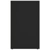vidaXL Shoe Cabinet Black 52.5x30x50 cm