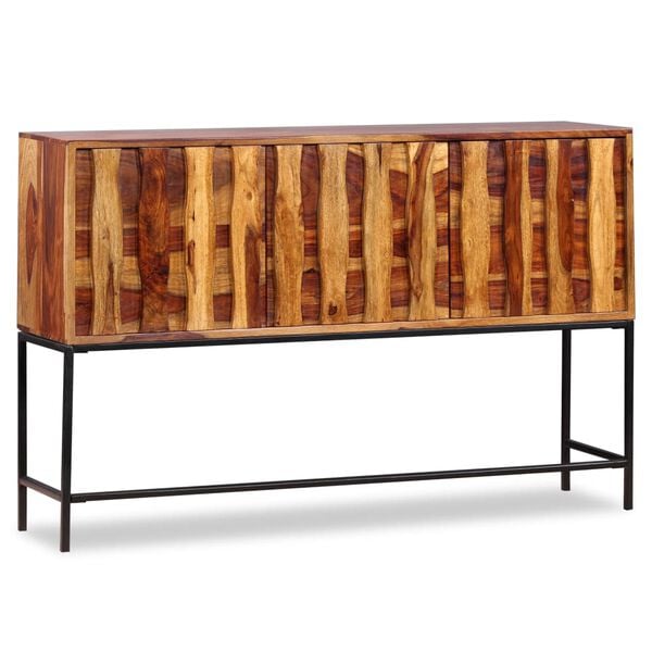 vidaXL Sideboard Solid Acacia Wood 120x30x80 cm