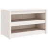 vidaXL Outdoor Kitchen Cabinet MEPPEL White 106x55x64 cm Solid Wood Pine