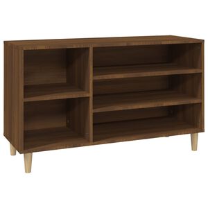 vidaXL Shoe Cabinet Brown Oak 102x36x60 cm Engineered Wood
