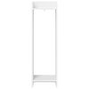 vidaXL Plant Stand with Shelf White 30 x 30 x 100 cm Engineered Wood