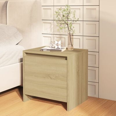 vidaXL Bedside Cabinets 2 pcs Sonoma Oak 45x34x44.5 cm Engineered Wood