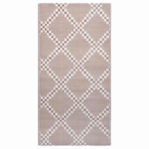 vidaXL Outdoor Carpet ARAKIL Brown 120x180 cm PP