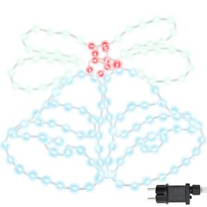 vidaXL Christmas Bell with 144 LEDs Multicolour 56 x 46 cm PVC