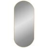 vidaXL Wall Mirror Gold 90x40 cm Oval