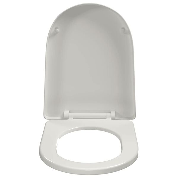 White Soft-close Toilet Seat Square
