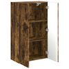 vidaXL TV Wall Cabinet Smoked Oak 59.5 x 31 x 100 cm Engineered Wood
