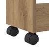 vidaXL Cabinet with Wheel Artisan Oak 60 x 22 x 79 cm