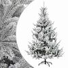 vidaXL Artificial Hinged Christmas Tree 120 cm PVC and Metal