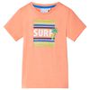 vidaXL Kids' T-shirt Neon Orange 128