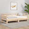 vidaXL Pull-out Day Bed without Mattress Solid Wood Pine 2x(80x200) cm