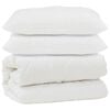 vidaXL Duvet with Pillow 3 pcs White Microfibre