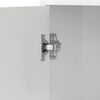 vidaXL Bathroom Cabinet High Gloss White 30x30x183.5 cm Engineered Wood