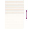 vidaXL Zebra Blind Marble Beige 95x150 cm Fabric Width 90.9 cm Polyester