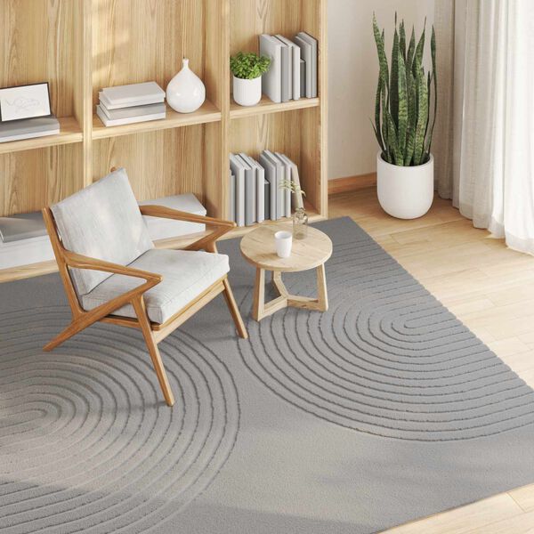 vidaXL Area Rugs Square HUARTE Grey 200 x 200 cm Polyester