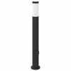 vidaXL Bollard Light with Outlet 80 cm Stainless Steel IP44