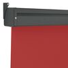 vidaXL Balcony Side Awning 125x250 cm Red