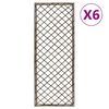 vidaXL Garden Trellises 6 pcs 30x170 cm Willow