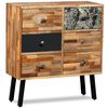 vidaXL Side Cabinet with 6 Drawers Solid Reclaimed Teak 70x30x76 cm