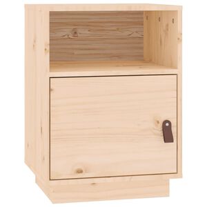 vidaXL Bedside Cabinet 40x34x55 cm Solid Wood Pine