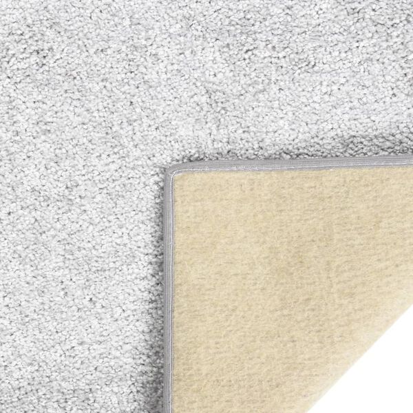 vidaXL Soft Pile Rug Anti-slip 67x180 cm Light Grey