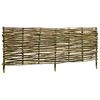 vidaXL Garden Fence Hazel Wood 150x30 cm