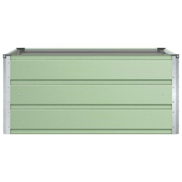 vidaXL Planter Pastel Green 100 x 100 x 45 cm Steel