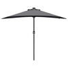 vidaXL Garden Parasol Anthracite 294 x 150 x 223 cm Fabric