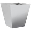 vidaXL Garden Planters 40x40x40 cm 2 pcs Galvanised Steel