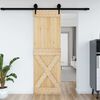 vidaXL Door NARVIK Natural 70 x 210 cm Solid Pine Wood