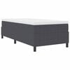 vidaXL Platform Bed Frame Dark Grey 90 x 200 cm Fabric