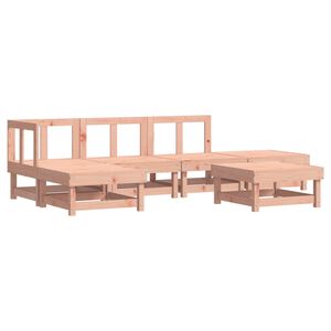 vidaXL 6 Piece Garden Lounge Set Solid Wood Douglas
