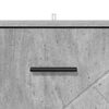 vidaXL Bedside Cabinet Concrete grey 38 x 38 x 66 cm Engineered wood