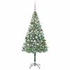 vidaXL Artificial Christmas Tree with Stand Green 180 cm PVC and Steel