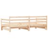 vidaXL Daybed with Trundle without Mattress 90x200 cm Solid Wood