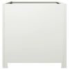 vidaXL Garden Planter White 50x50x50 cm Steel