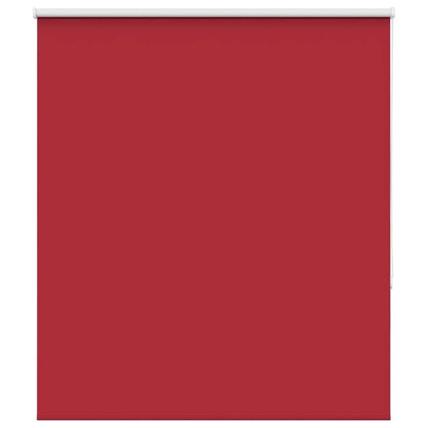 vidaXL Roller Blind Blackout Red 125x150 cm Fabric Width 121.6 cm Polyester