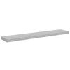 vidaXL Floating Wall Shelves 4 pcs Concrete Grey 120x23.5x3.8 cm MDF