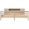 vidaXL Bookcase Bed without Mattress 200x200 cm Solid Wood Pine