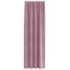 vidaXL Blackout Curtains 2 pcs Dark Pink 140 x 245 cm Velvet