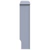vidaXL MDF Radiator Cover Grey 205 cm
