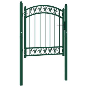 vidaXL Fence gates EMMEN 104 x 86 cm Lockable Powder-coated steel